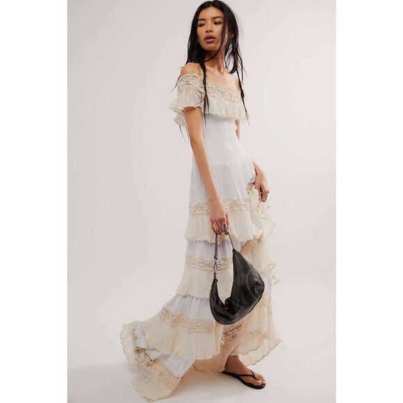 Free People Jen's Pirate Off Shoulder Maxi Dress $462